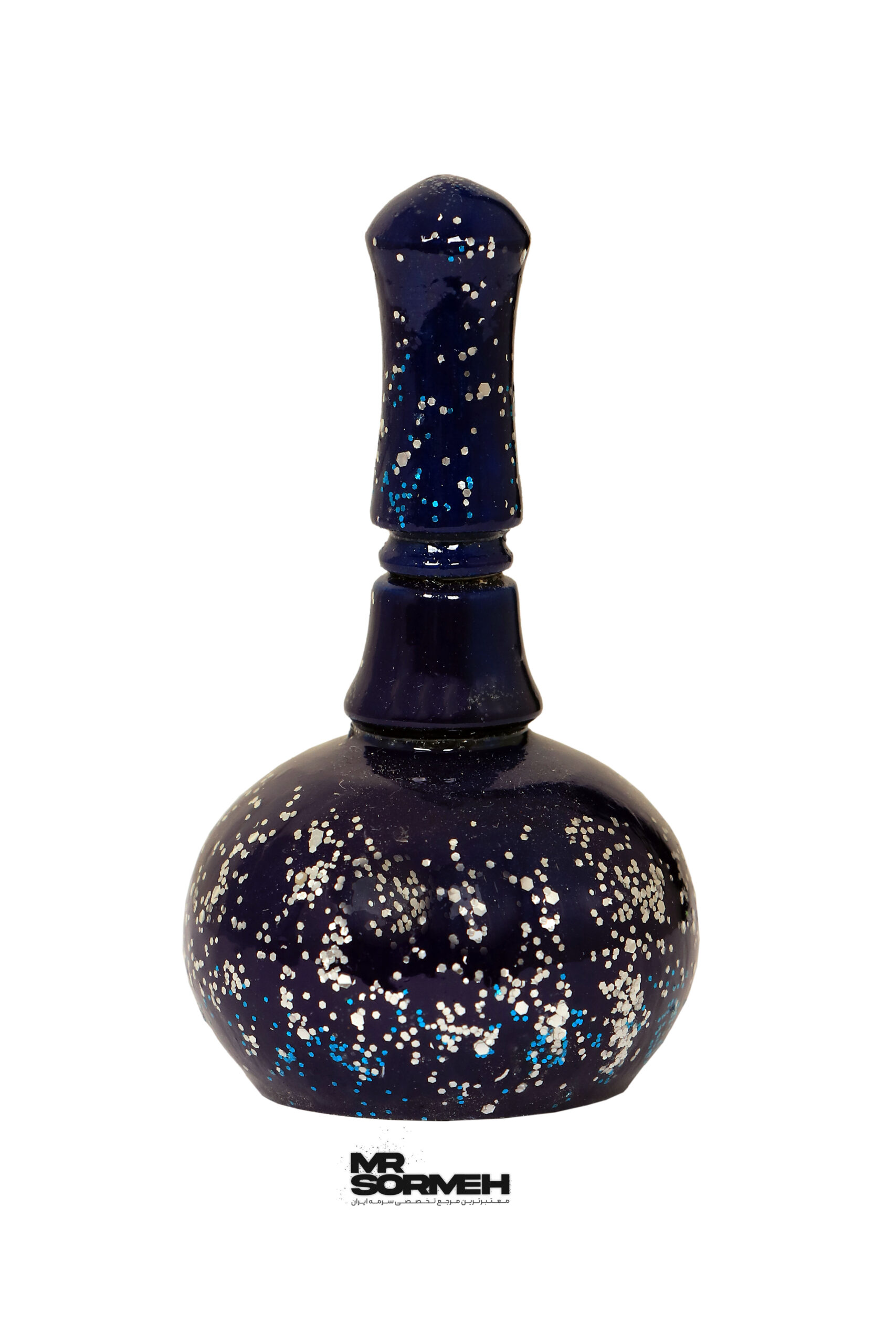 سرمه دان چوبی دکوپاژ طرح شب پر ستاره H-1025