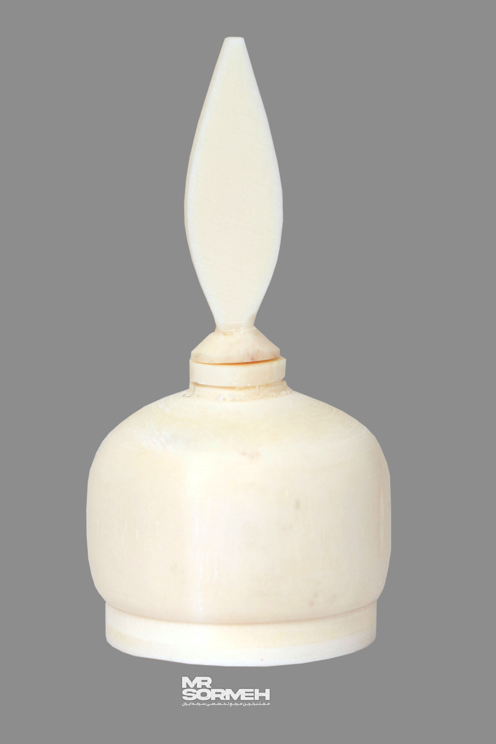 سرمه دان استخوانی رومیزی ساده S-3002